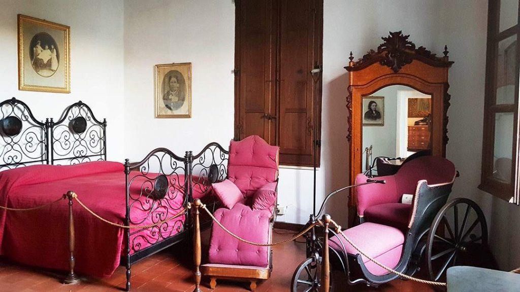 La chambre de Garibaldi à Caprera