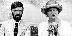 D.H. Lawrence et sa femme Frieda von Richthofen